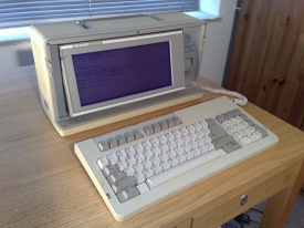Sharp PC-7000A booted